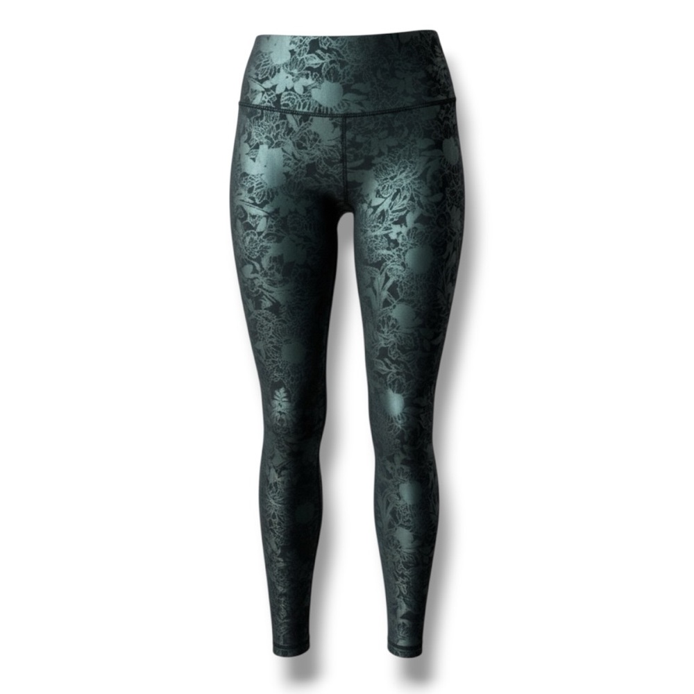 LULULEMON Leggings Wunder Train HR Tight 28” Foil Flourish Black Iridescent 8 - Picture 12 of 12